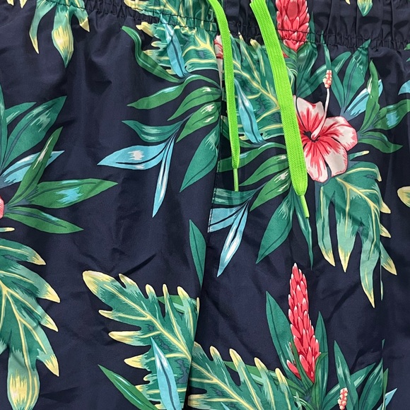 H&M Swim Shorts Trunks Tropical Neon Print, Size 12-14 - Picture 3 of 4